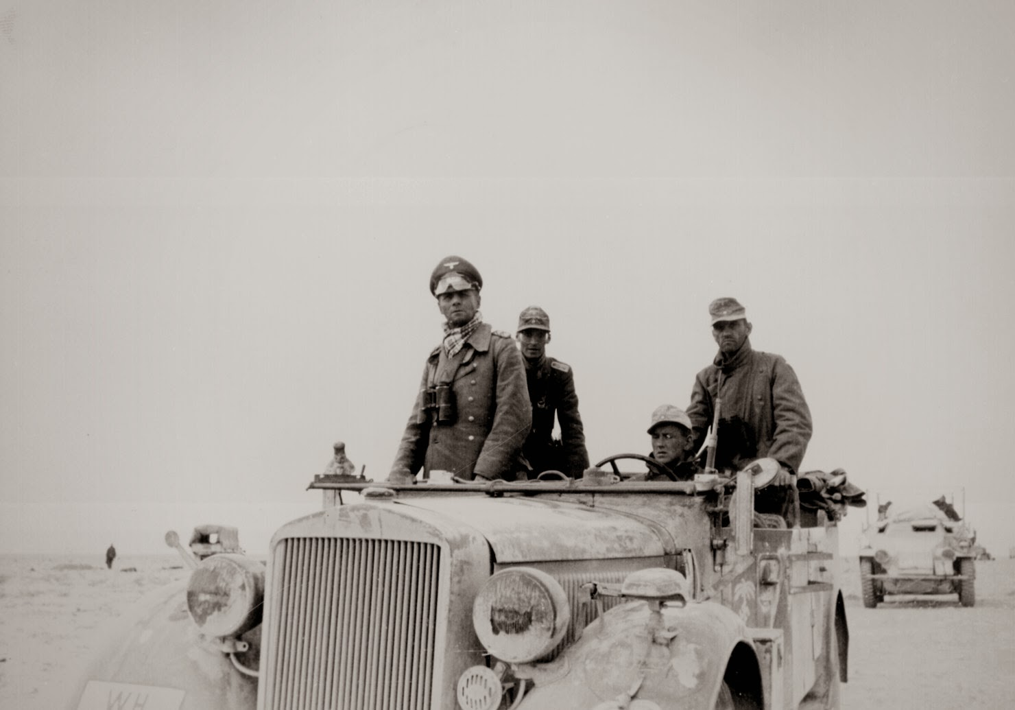Field Marshal Erwin Rommel Shortly after Arriving in North Africa
